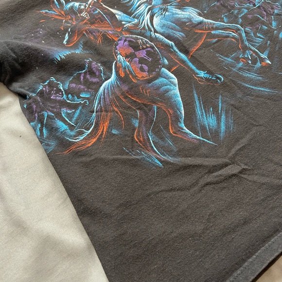 Vintage Indian Double Sided T-Shirt - Picture 12 of 12